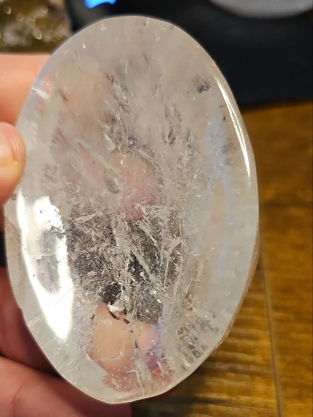 Polished Clear Quartz Trinket dish